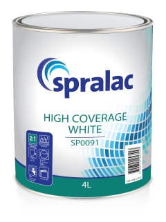 Spralac SP0091 Factory Pack: High Coverage White - 4L