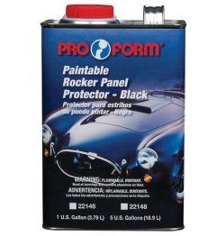 Pro Form Paintable Rocker Panel Protector: Black - 3.79L