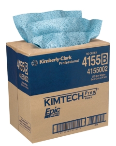 Kimtech Prep 4155 Brag Box Epic Wipers 42x34.5cm Blue - x250