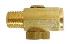 WellMade 2013 Inline Air Regulator Brass 1/4"