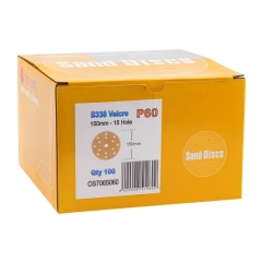 Smart B338 Velcro Disc 150mm 15H: P60 - Box of 50