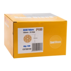 Smart B338 Velcro Disc 150mm 15H: P100 - Box of 100