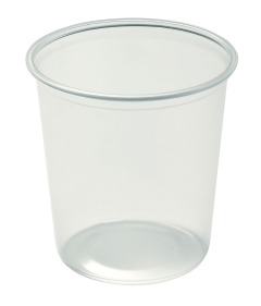 Huhtamaki 13027 Plastic Round Container: 880ml - Sleeve 50