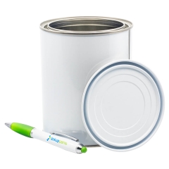 Amtrade Tin Can & Lid: 1L - Each