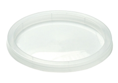 Huhtamaki 24001 Plastic Round Lid: 880ml - Each