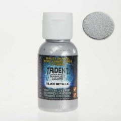 Trident Airbrush Metallics: T50 Silver Metallic - 250ml