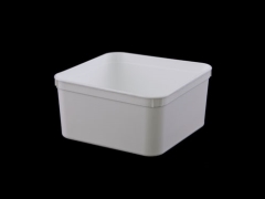 Stowers Square Tub White PP: 2L - Each