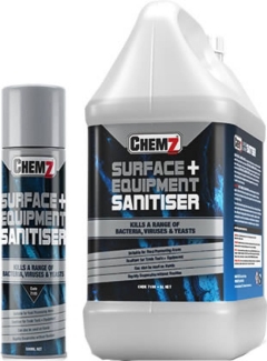 Chemz® Surface & Equipment Sanitiser - Aerosol