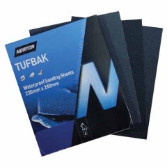 Norton Tufbak Waterproof Sanding Sheets 230mm x 280mm: P1000