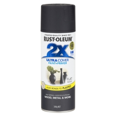 Rust-Oleum® 2X Ultra Cover: Flat Black - Aerosol