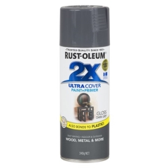 Rust-Oleum® 2X Ultra Cover: Gloss Dark Grey - Aerosol