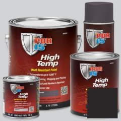 POR-15® High Temp Heat Resistant Paint: Flat Black - 3.78L