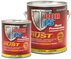 POR-15® Rust Preventive Permanent Coating: Black - 473ml