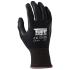 TUFF Black Grip Glove: Size 9/Large - Pair