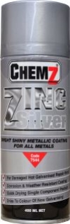 Chemz® Zinc: Silver - Aerosol