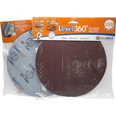 Full Circle Level 360 Sanding Disc: 225mm x P120 - 5 Pack