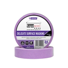 Tapespec Trade Purple Delicate Washi Tape: 18mm x 50M - Ctn