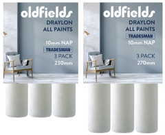 Oldfields Classic All Purpose Sleeve: 270mm x 10mm Nap - 3p