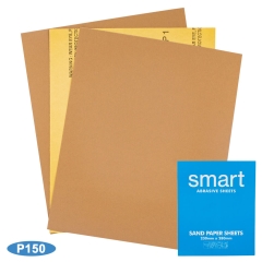 Smart B338 Dry Sand Sheets Gold 230mm x 280mm: P150 - Slv 50