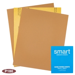 Smart B338 Dry Sand Sheets Gold 230mm x 280mm: P180 - Slv 50