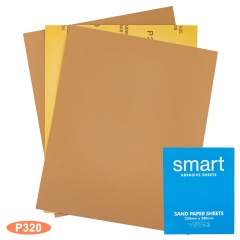 Smart B338 Dry Sand Sheets Gold 230mm x 280mm: P320 - Slv 50