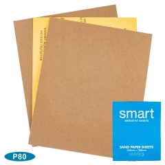 Smart B338 Dry Sand Sheets Gold 230mm x 280mm: P80 - Slv 50