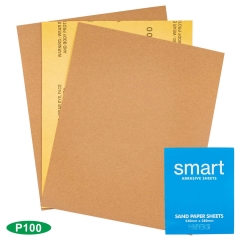 Smart B338 Dry Sand Sheets Gold 230mm x 280mm: P100 - Slv 50