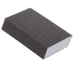 Sandmaster Dual Angle Sanding Sponge Block: Medium/Fine - Ea