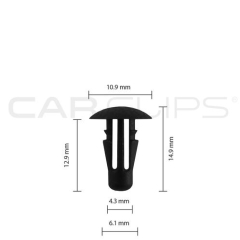 Carclips® CC10491 Nissan Car Clip - Bag of 25