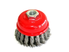 Lion® GM0999 Wire Cup Brush: 75mm x MB Twist Knot - Each