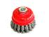 Lion® GM0999 Wire Cup Brush: 75mm x MB Twist Knot - Each