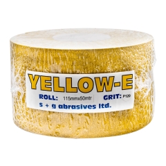 S+G Riken Yellow-E EWT Roll 115mm x 50M: P120