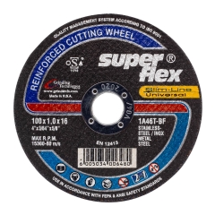 Superflex® INOX Cut Off Wheel: 100mm x 1mm x 16mm - Each