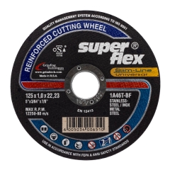 Superflex® INOX Cut Off Wheel: 125mm x 1mm x 22.23mm