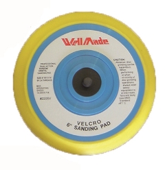 WellMade W2205V Hook Type Backup Pad: 150mm - Each