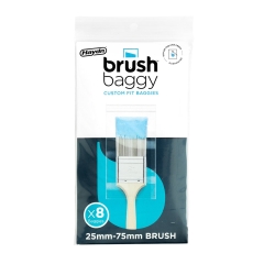 Haydn® BrushBaggy™ Paint Brush Cover: 25mm-75mm - 8 Pack