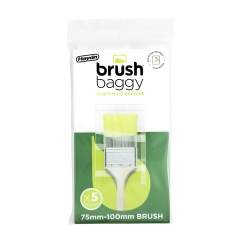 Haydn® BrushBaggy™ Paint Brush Cover: 75mm-100mm - 5 Pack