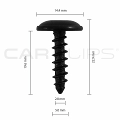 Carclips® CC32094 Audi/VW Trim Screw - Bag of 25