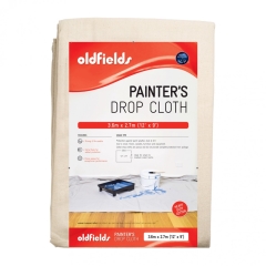 Oldfields Canvas Drop Cloth: 3.66M x 2.74M - Each