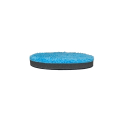 PureWax Blue/White Heavy Cut Wool Pad: 150mm (5.5") - Each