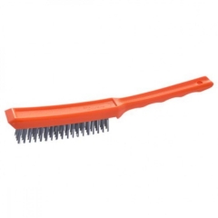 Norton® Wire Brush 4 Row Red Handle - Each