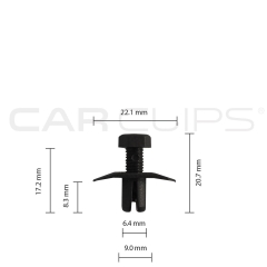 Carclips® CC10164 Nissan Car Clip - Bag of 25