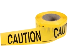 Esko® Warning Tape 75mm x 100M x 100µm: Caution - Roll