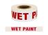 Esko® PE Warning Tape 75mm x 250M x 90µm: Wet Paint - Roll