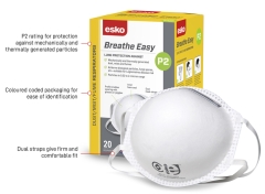 Esko® BreatheEasy P2 Non-Valved Mask - Box of 20