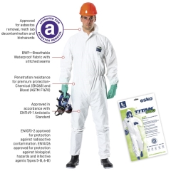 Esko® Titan® 380 BWF Coverall Type 5/6: 2XL - Each