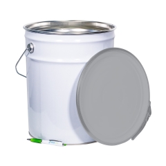 Morris McMahon Open Head White Pail: 20L - Each