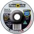 Flexovit Steel Inox Right Angle Cut-Off Wheel: 125mm x 0.8mm