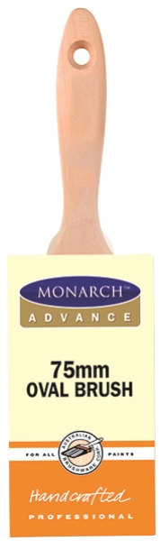 Monarch® Advance Oval Brush: 75mm - Each