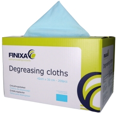 Finixa® Degreasing Cloths: Turquoise: 330mm x 420mm -Box 200